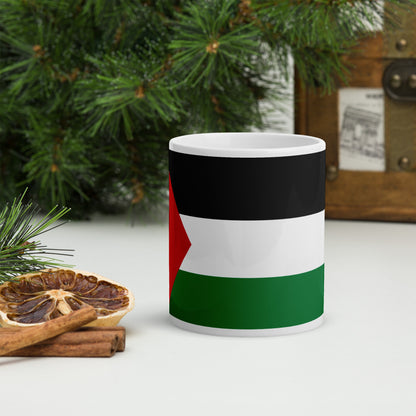 Mug Blanc Brillant - Palestine