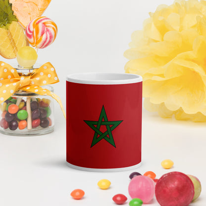 Mug Blanc Brillant - Maroc