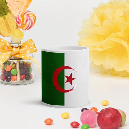 Mug Blanc Brillant - Algérie