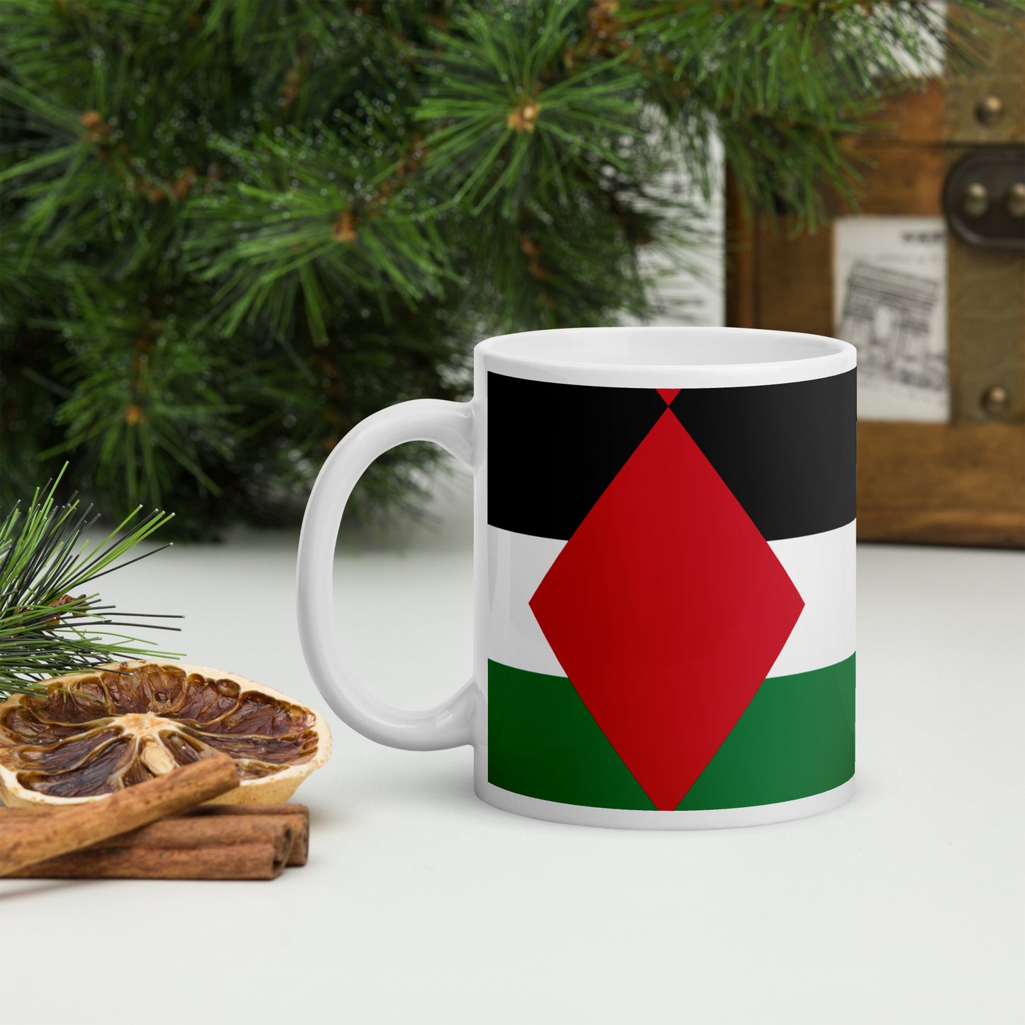 Mug Blanc Brillant - Palestine