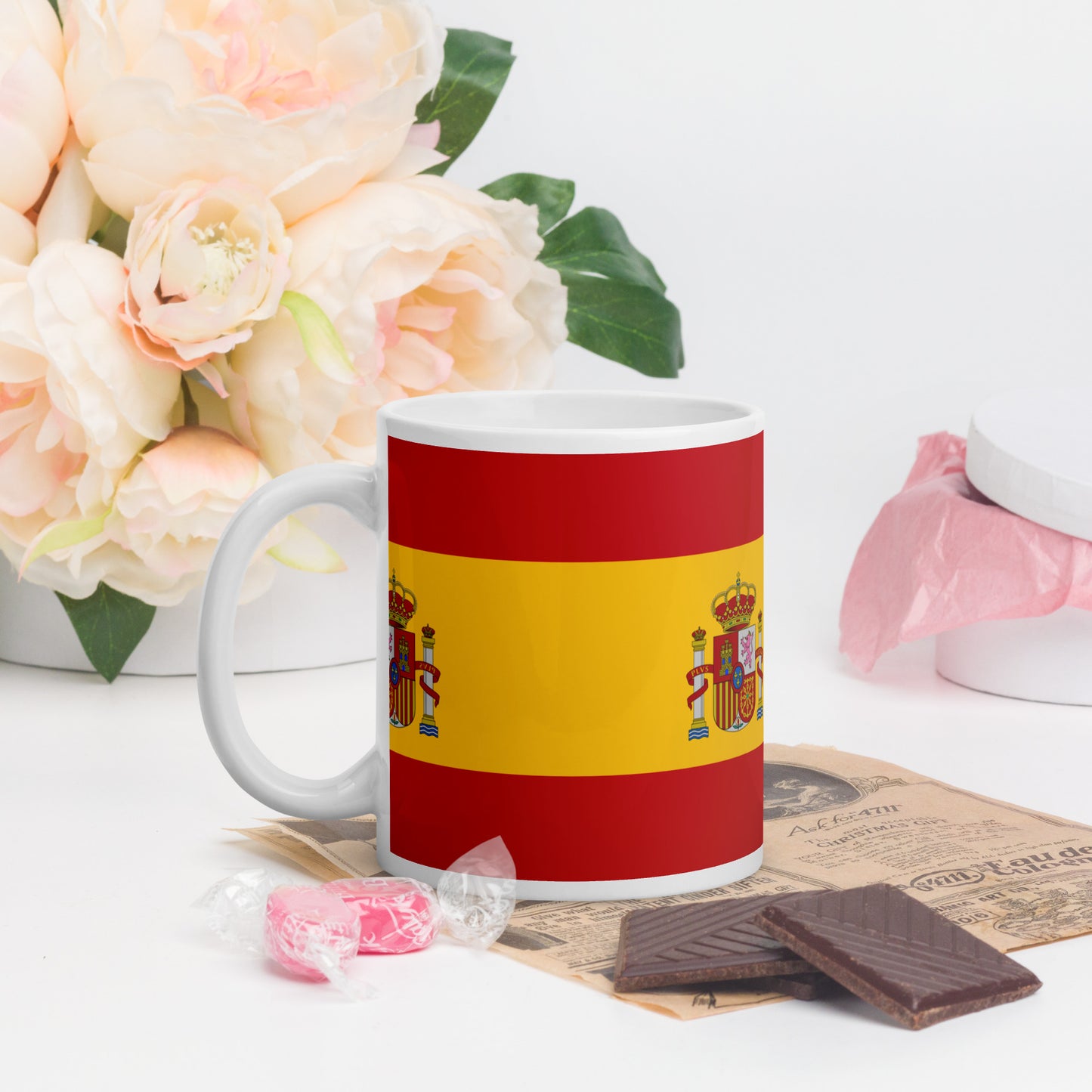 Mug Blanc Brillant - Espagne