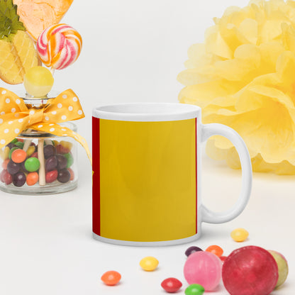 Mug Blanc Brillant - Cameroun