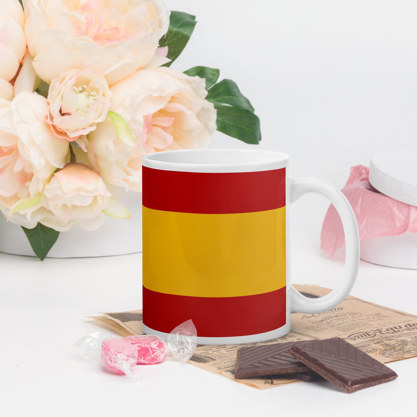 Mug Blanc Brillant - Espagne