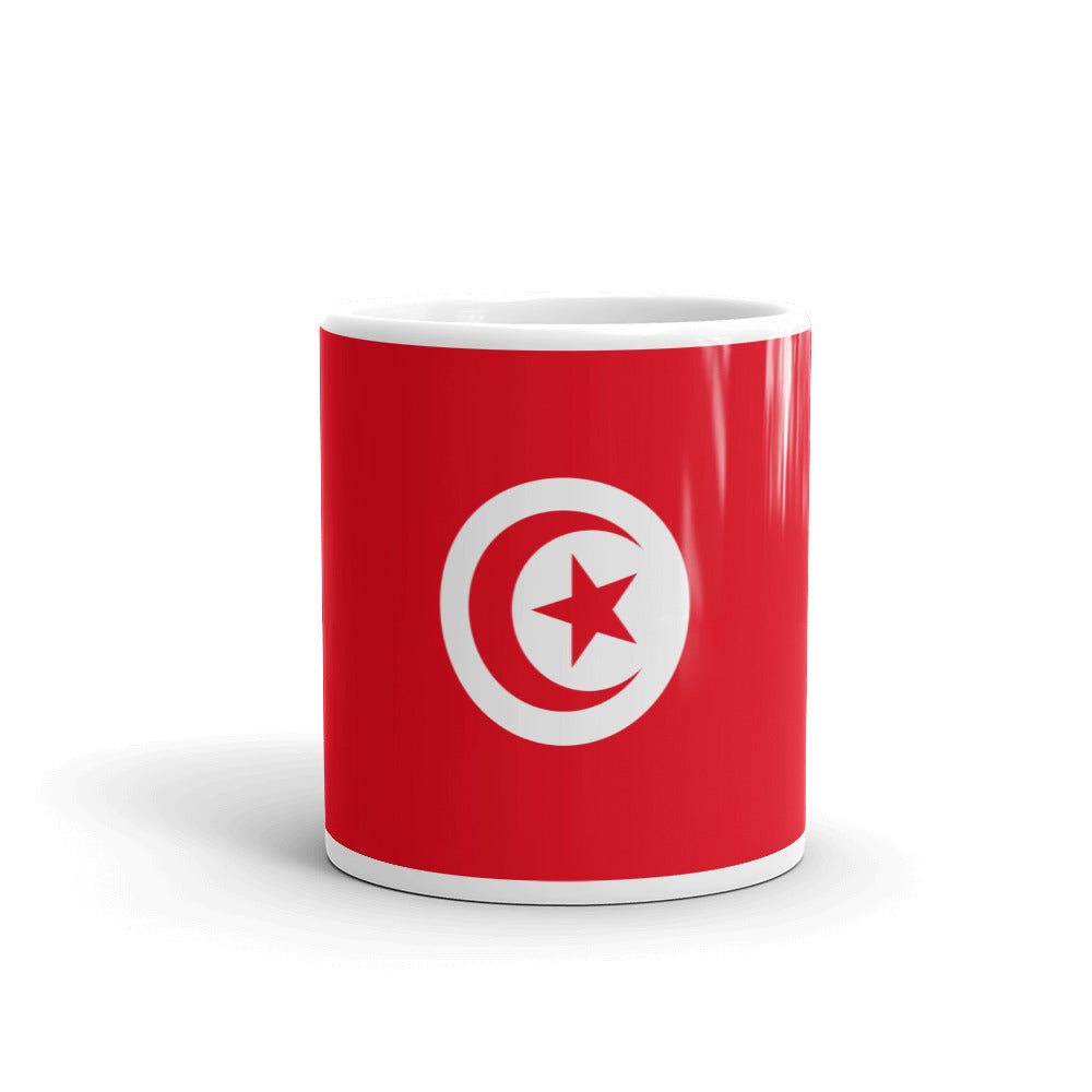 Mug Blanc Brillant - Tunisie