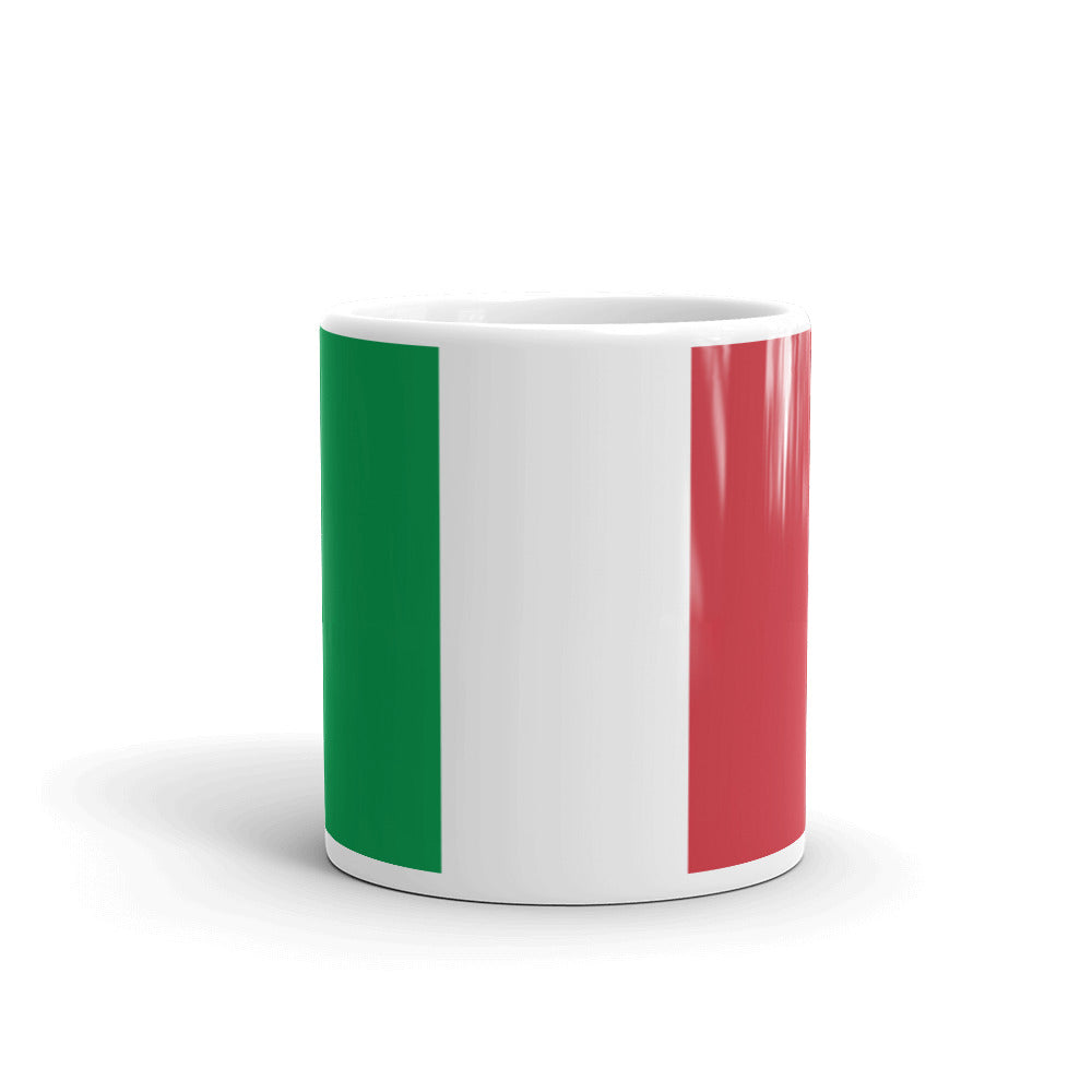 Mug Blanc Brillant - Italie