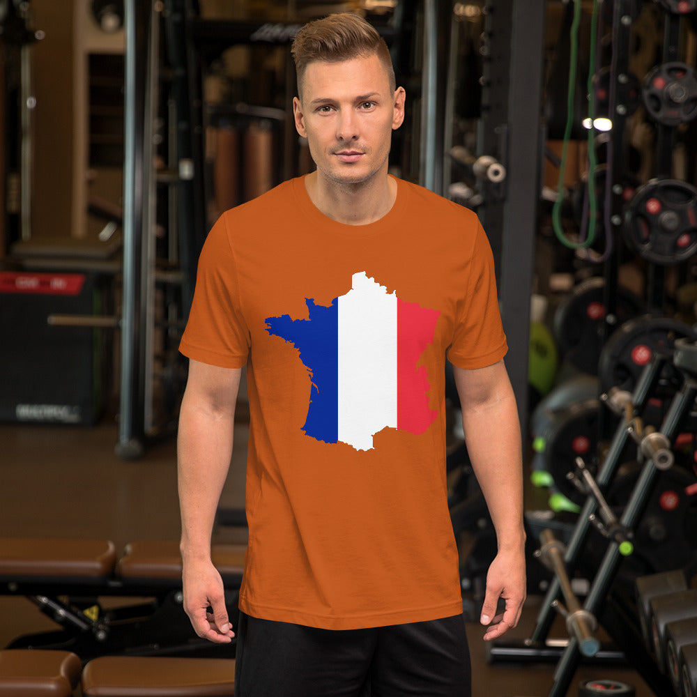 T-shirt Unisexe à Manches Courtes - France