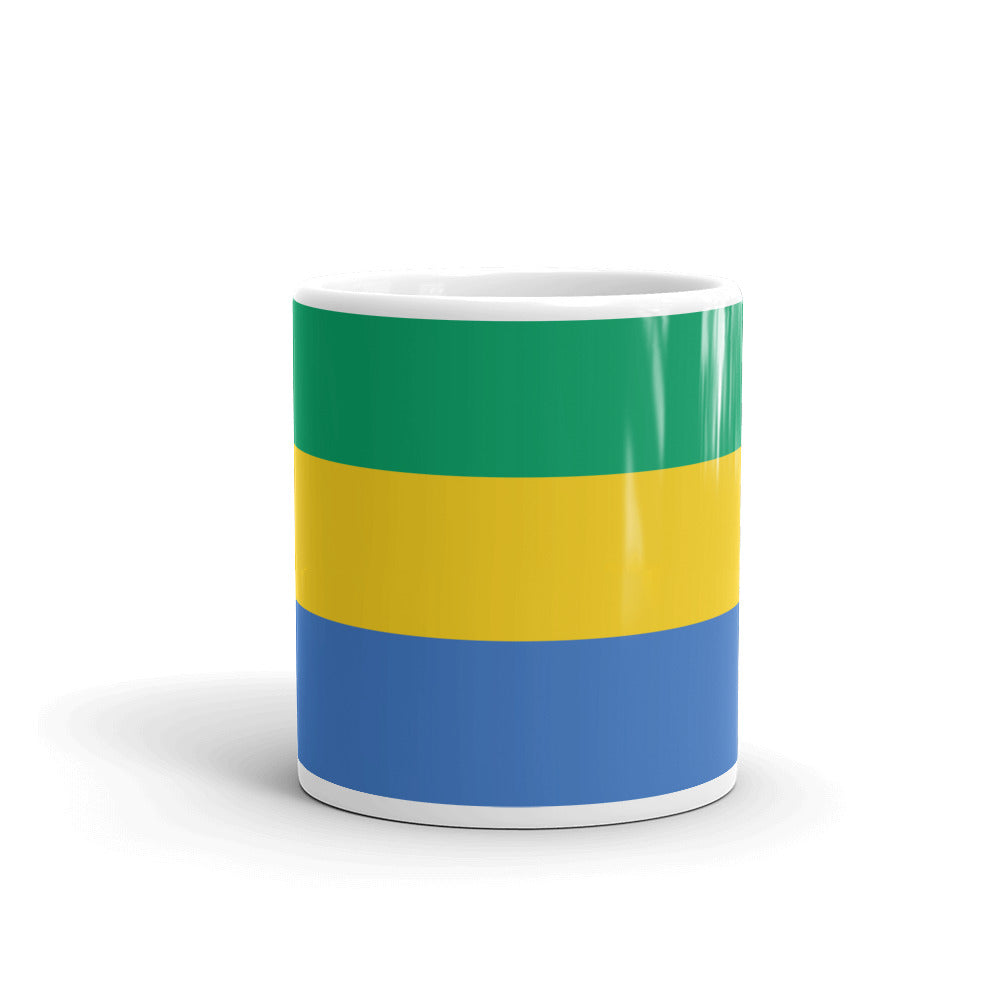 Mug Blanc Brillant - Gabon