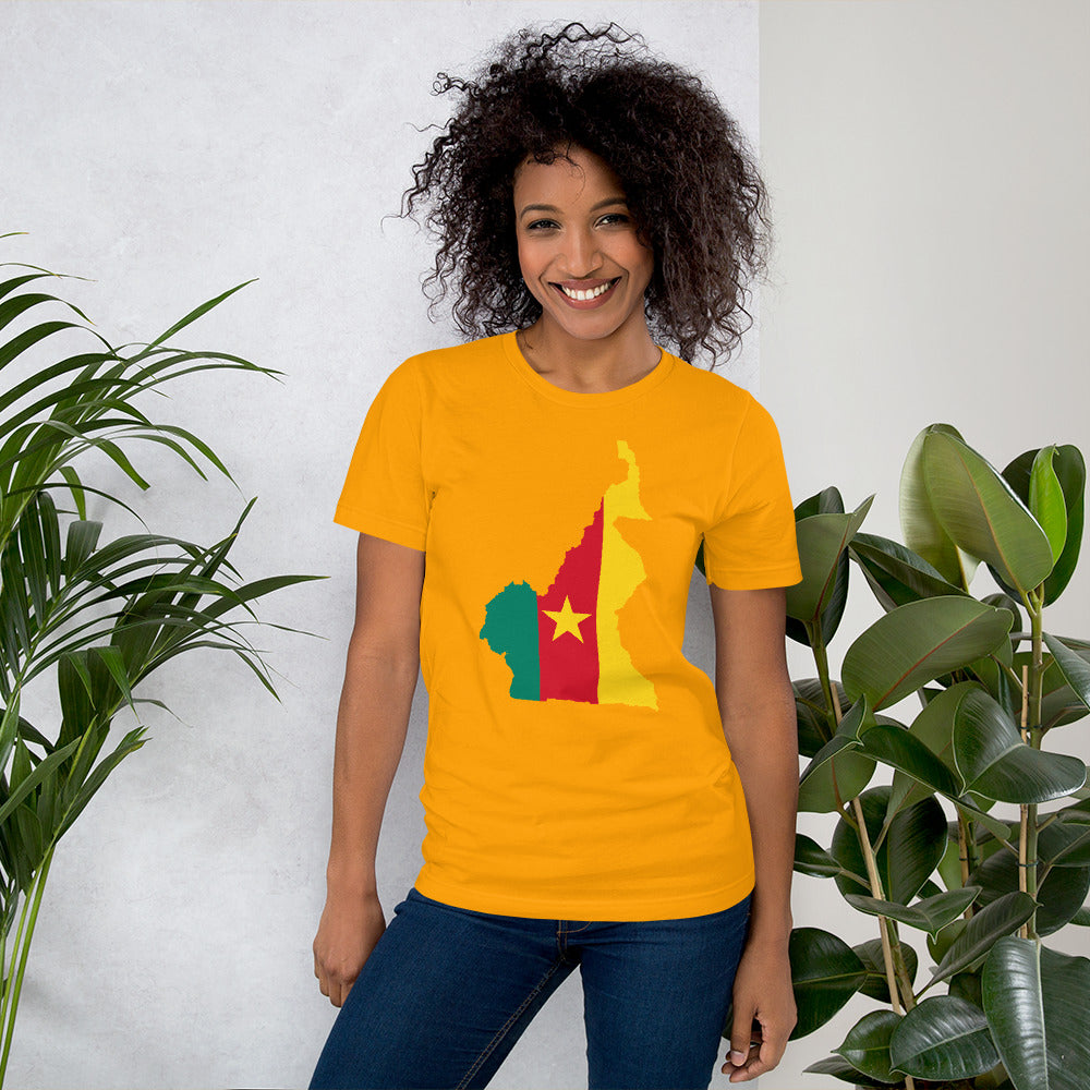 T-shirt Unisexe à Manches Courtes - Cameroun