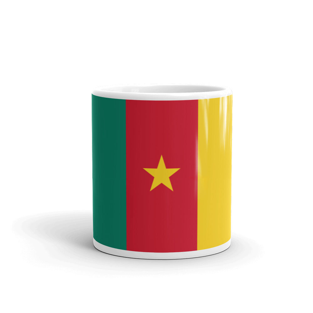 Mug Blanc Brillant - Cameroun