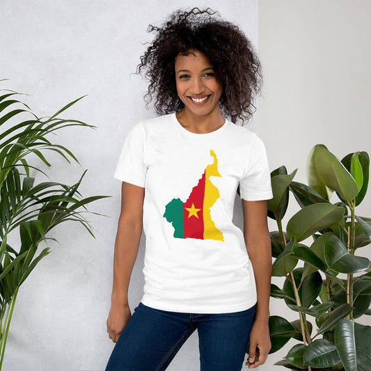 T-shirt Unisexe à Manches Courtes - Cameroun