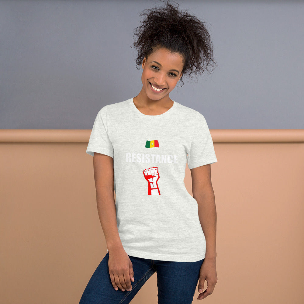 T-shirt Unisexe à Manches Courtes - Résistance Sénégal