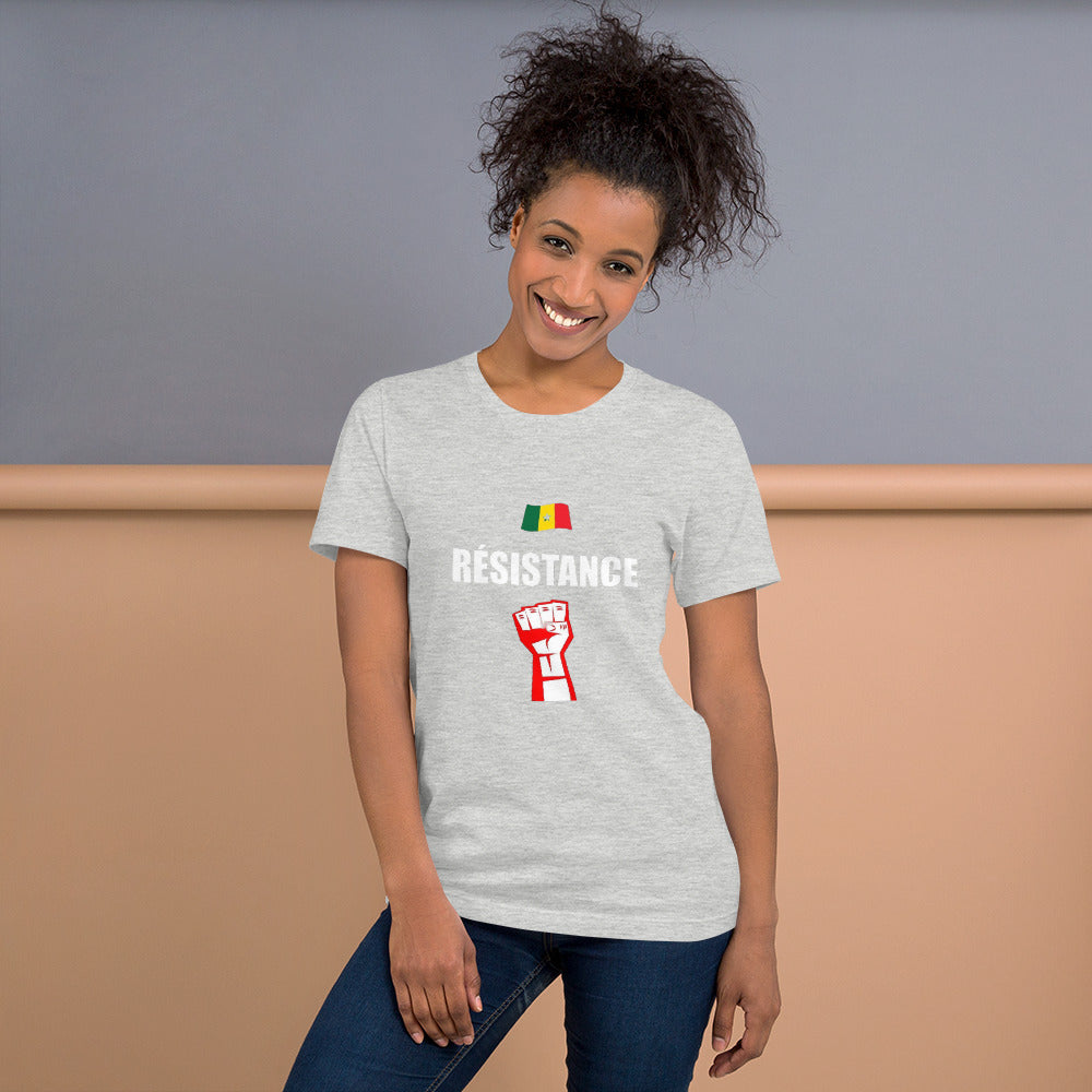 T-shirt Unisexe à Manches Courtes - Résistance Sénégal