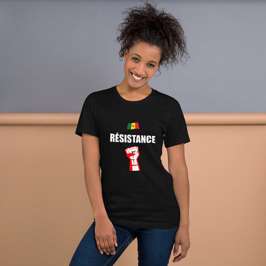 T-shirt Unisexe à Manches Courtes - Résistance Sénégal