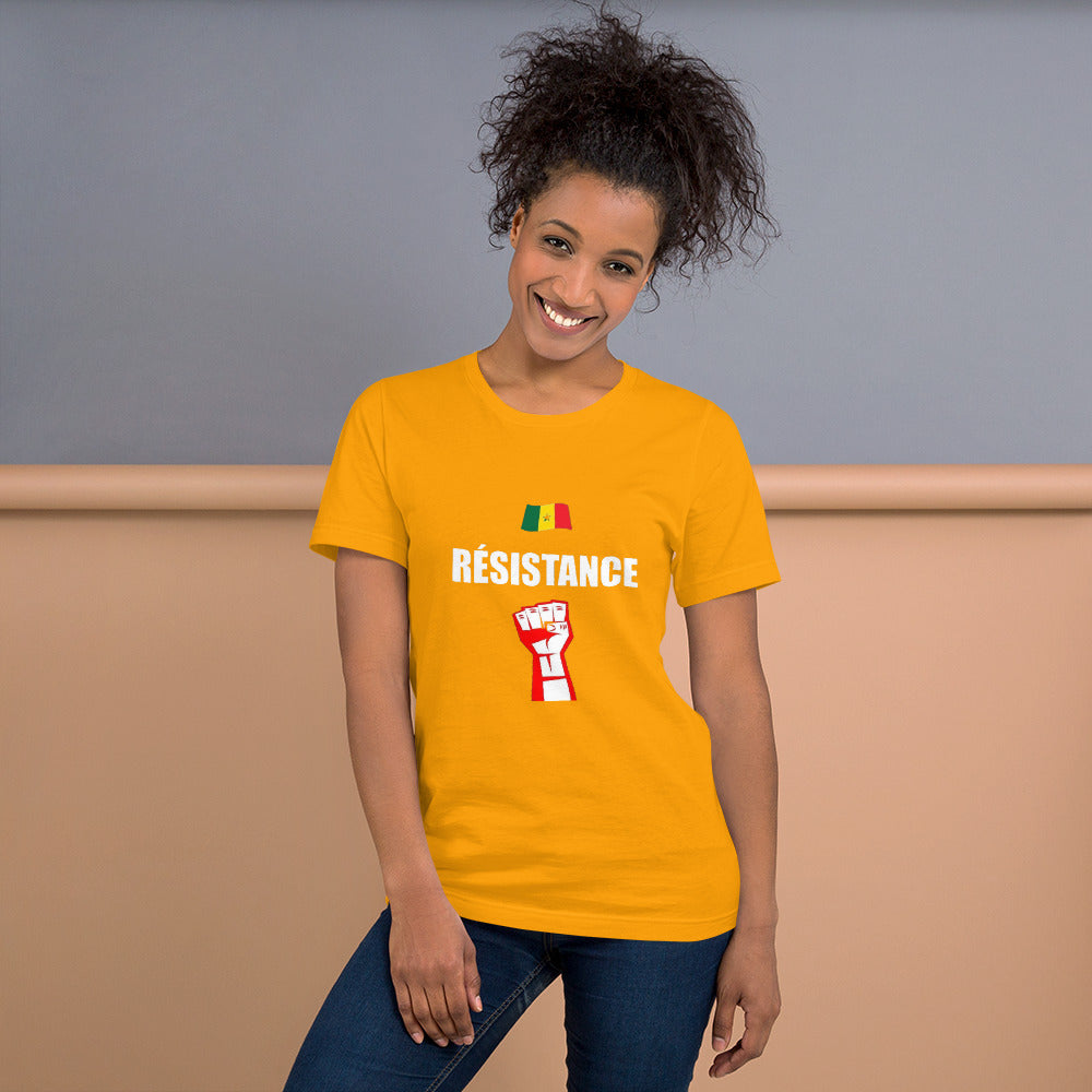 T-shirt Unisexe à Manches Courtes - Résistance Sénégal