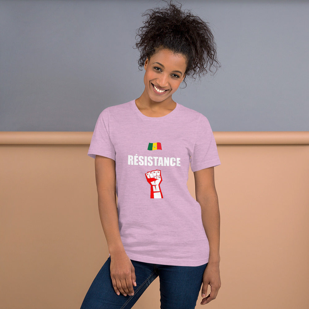 T-shirt Unisexe à Manches Courtes - Résistance Sénégal