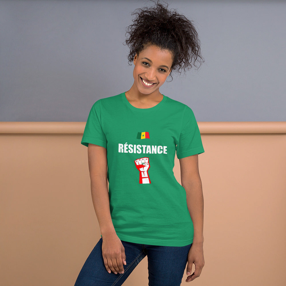 T-shirt Unisexe à Manches Courtes - Résistance Sénégal