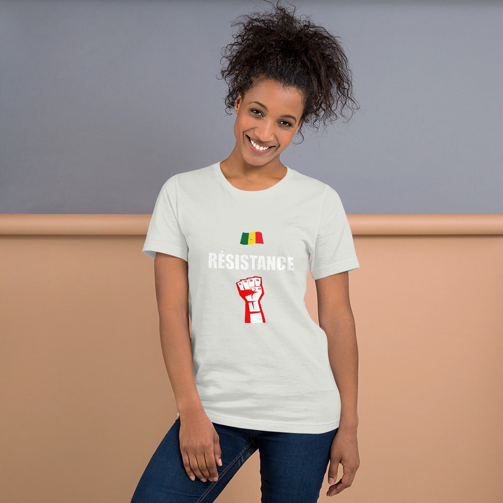 T-shirt Unisexe à Manches Courtes - Résistance Sénégal