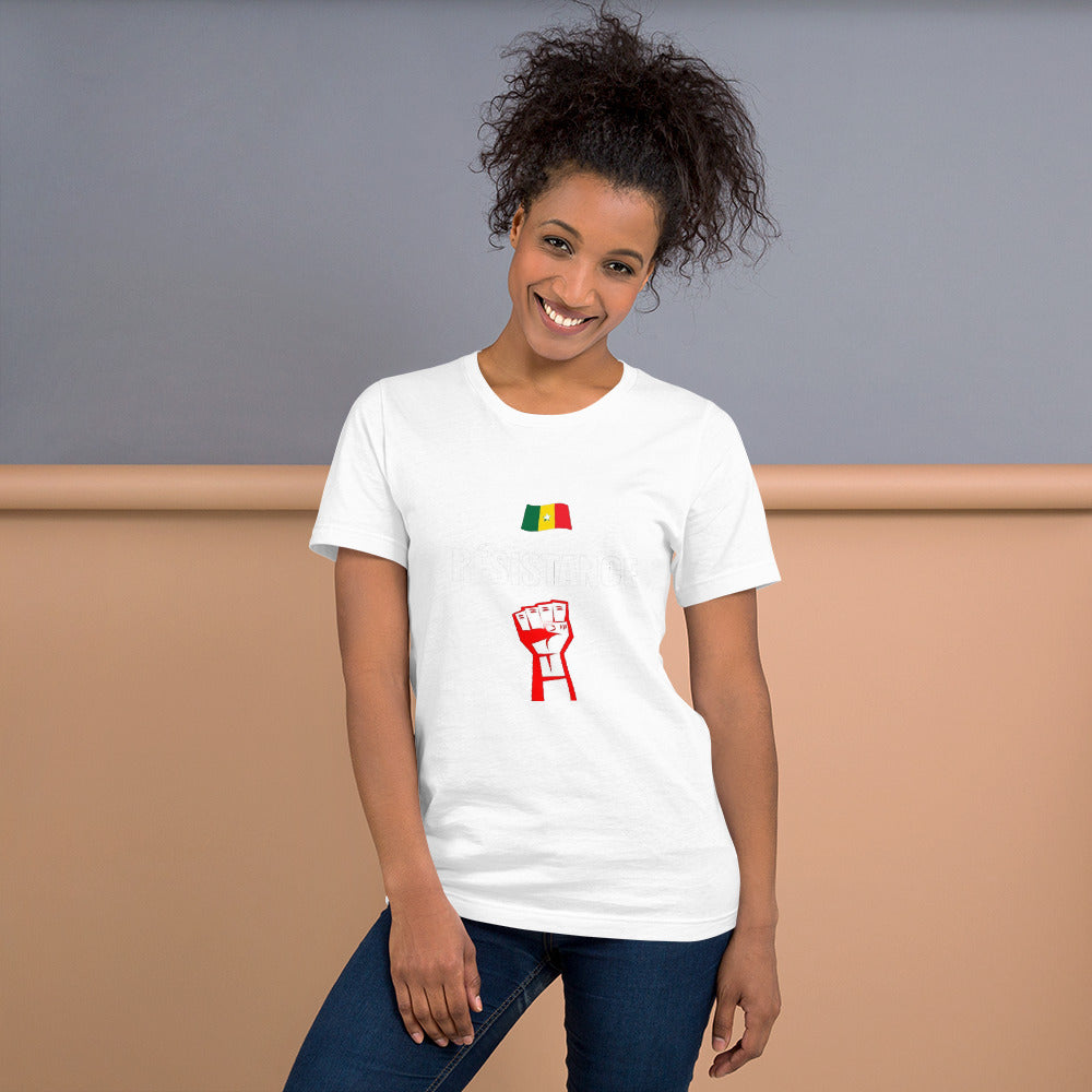 T-shirt Unisexe à Manches Courtes - Résistance Sénégal