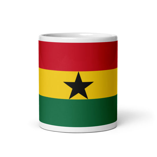 Mug Blanc Brillant - Ghana